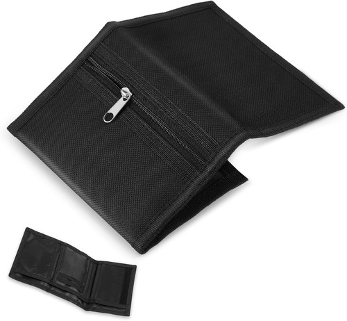 Xuniea polyester black wallet - polyester,