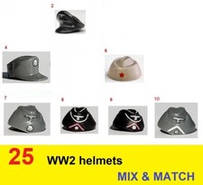 WWII 25 pcs helmet hat captain
