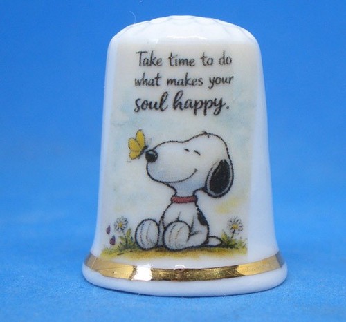 Birchcroft china thimble - thimble, --