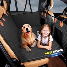 Hard Bottom Pet Dog Cat Hammock Rear Seat Extender Cover for VW TOURAN TOUAREG