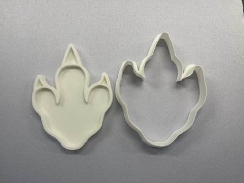 Dinosaur feet cookie - feet, cutter