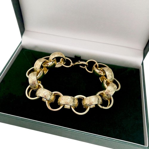 Mens 9ct gold 16mm - gold, xp
