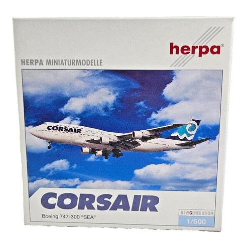 Corsair boeing 747 300 - boeing, herpa