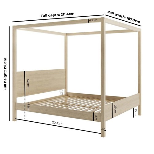 Super king four poster - king, bed