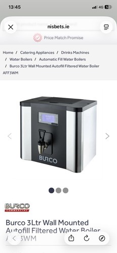 Burco aff3wm autofill water - burco,