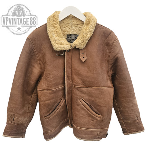 Vintage brown shearling - brown,