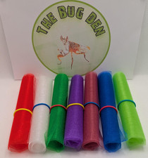 Praying Mantis fabric organza mesh material. Climbing. 28cm x 22cm