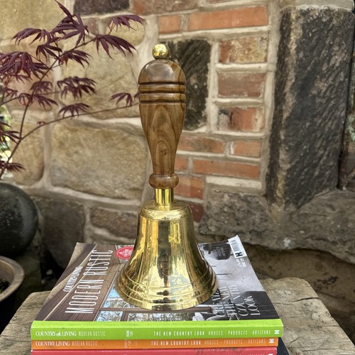 Large brass bell - large, school