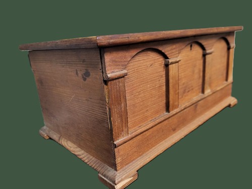 Wooden pine box with - pine,