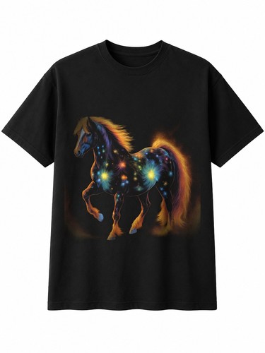 Graphic highland pony mens - highland,