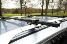  Summit Lockable Black Roof Bars to fit Citroen C4 Grand Picasso [Raised Rails]