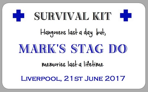 Survival kit stickers - kit,
