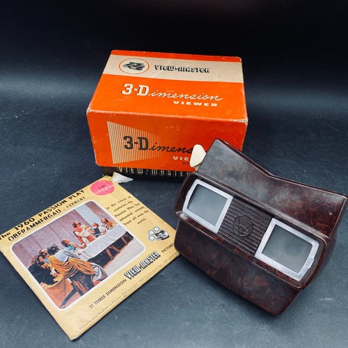 Viewmaster with disks - 3d, 3