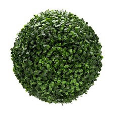 Artificial Boxwood Topiary Ball 31cm 40cm UV Resistant Indoor Outdoor Decor
