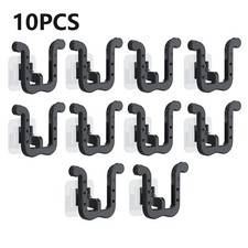 10x Wall Mounted Shoe Storage Rack Hanging Shelf Shoes Organizer Holder Bathroom