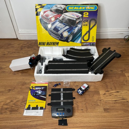 Scalextric mini mayhem - scalextric, mayhem,
