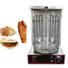 3KW Commercial Electric Shawarma Grill Machine Rotary BBQ Doner Kebab Maker Tool