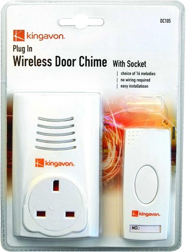 Plug wireless door chime - plug-in,