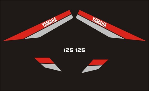 Yamaha dt125 1980 decal kit - dt125,