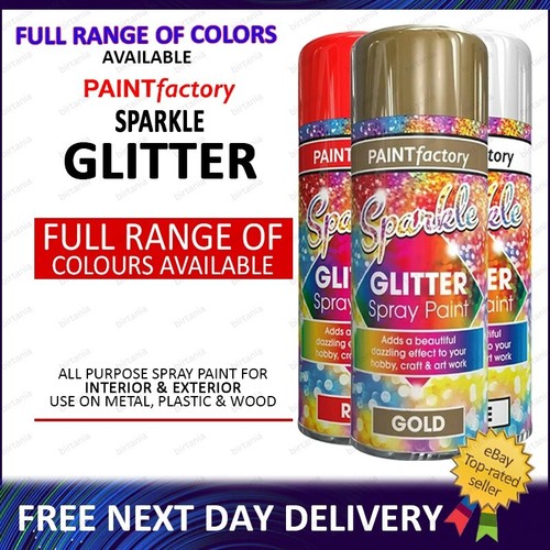 Glitter effect spray paint - glitter,