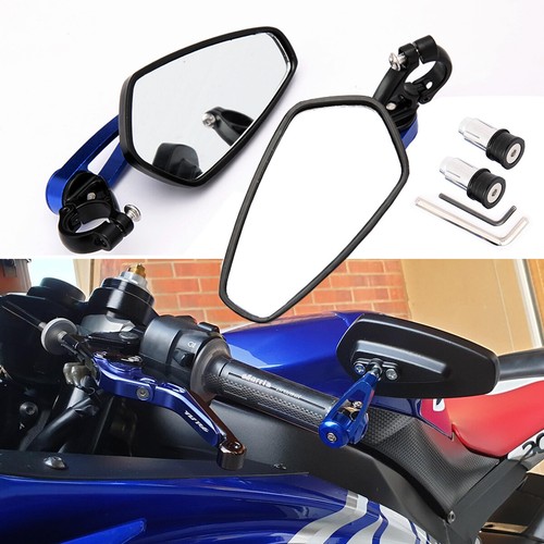 Blue motorcycle bar - 2x, 7/8"