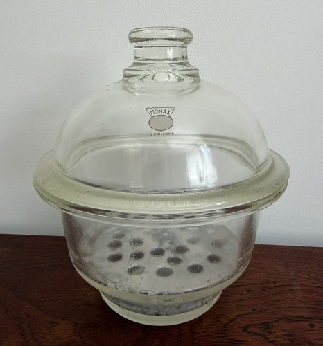 Vintage monax desiccator - vintage, glass