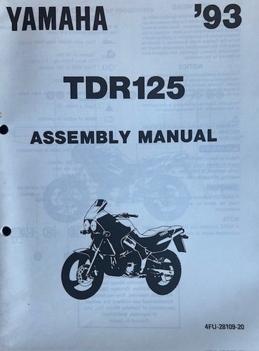 Yamaha tdr125 1993 genuine - yamaha,