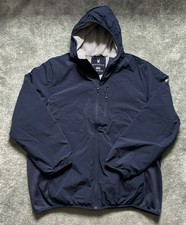 Spyder Mens 2XL Size Blue Full Zip Lined Nightshade Hooded Jacket with Logos