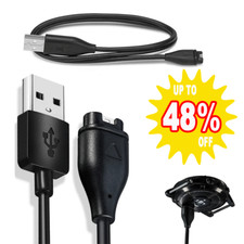 1M USB Charging Cable For Garmin Instinct, Approach S60 X10 S10 Watch Charger