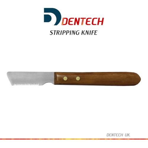 Hand stripping knife - hand, cut