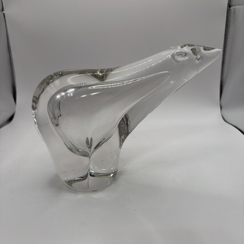 Italian glass polar bear - glass,