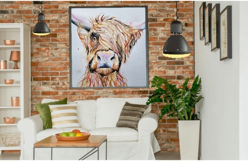 Original highland cow - original,