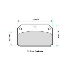 Ferodo DS1.11 Brake Pads to Fit Wilwood Dynalite Centre Pin Calipers – FRP502W