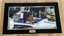 Framed Ayrton Senna Final Picture – Ltd Ed 28/1000 – San Marino GP