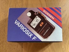 Gossen Variosix F exposure meter and flash meter, boxed