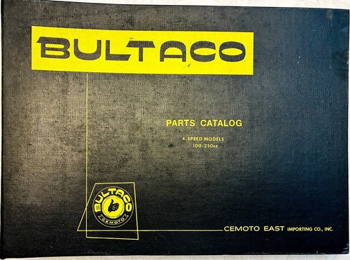 Bultaco speed models - bultaco, parts