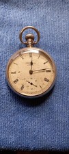Very Rare JW BENSON  Solid SILVER 1951 POCKET WATCH. SMITHS CALIBRE.600 SERVICED