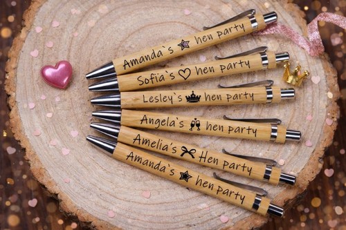 Personalised hen party - hen, wooden
