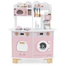 Wooden Play Kitchen Set for