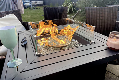 Large fire pit - pit, garden