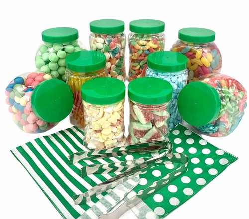 Mini green plastic - green, sweet