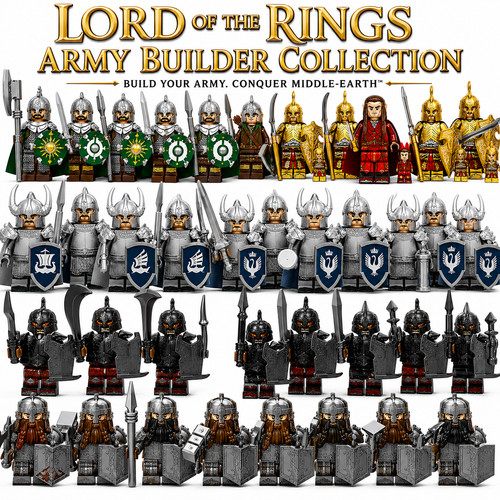 Lotr army builder minifigures - army,