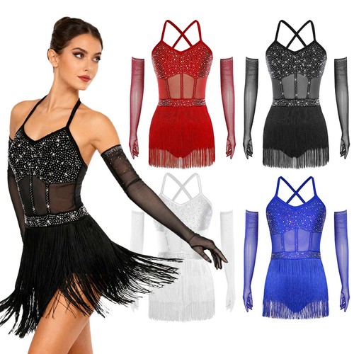 Womens sequin tassel latin - sequin,