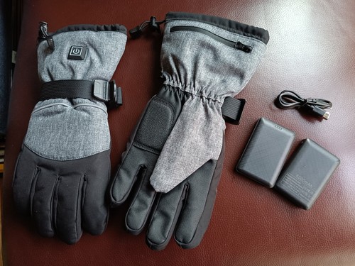 New heated gloves 5000mah - new,