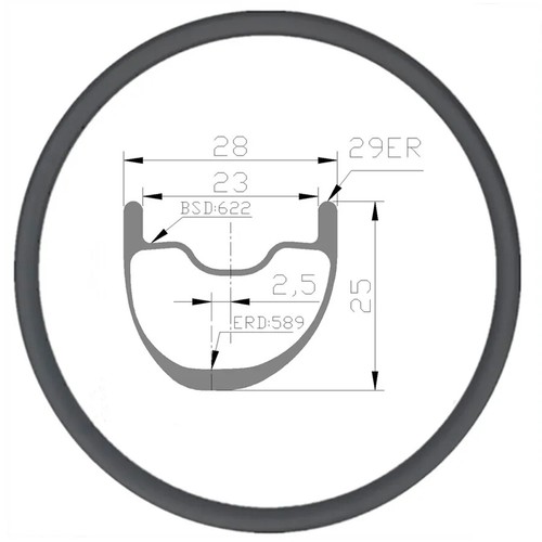 29er carbon mountain bike rim - bike,