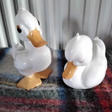 Two Royal Osborne Bone China Duck Figures 