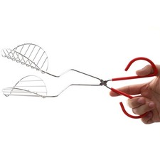 New Taco Shell Maker Press Tortilla Fryer Tongs Plated Steel Kitchen -,x