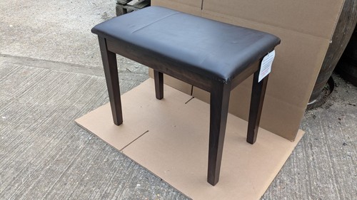 Wooden piano storage - , stool