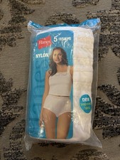 HANES NYLON BRIEFS LACE WAIST