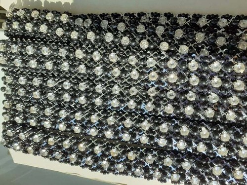 Black silver and crystal - black,,